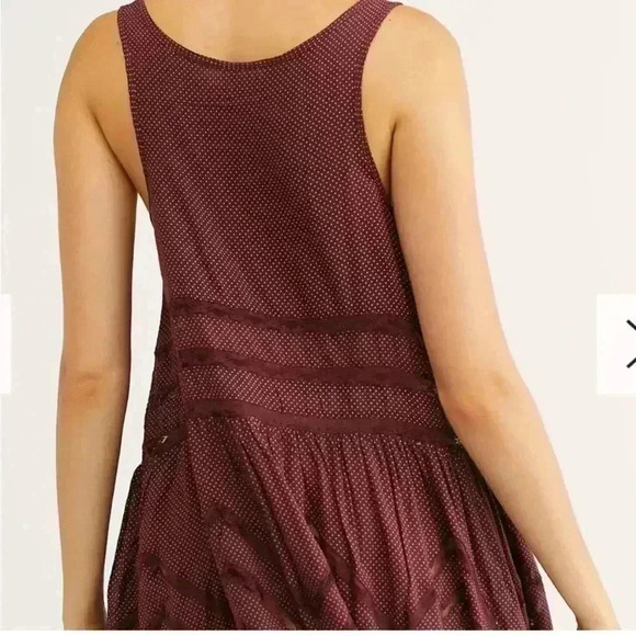 🆕Free People Voile and Lace Trapeze Slip Dress Tank NWT 88$ Size XS - Picture 2 of 7